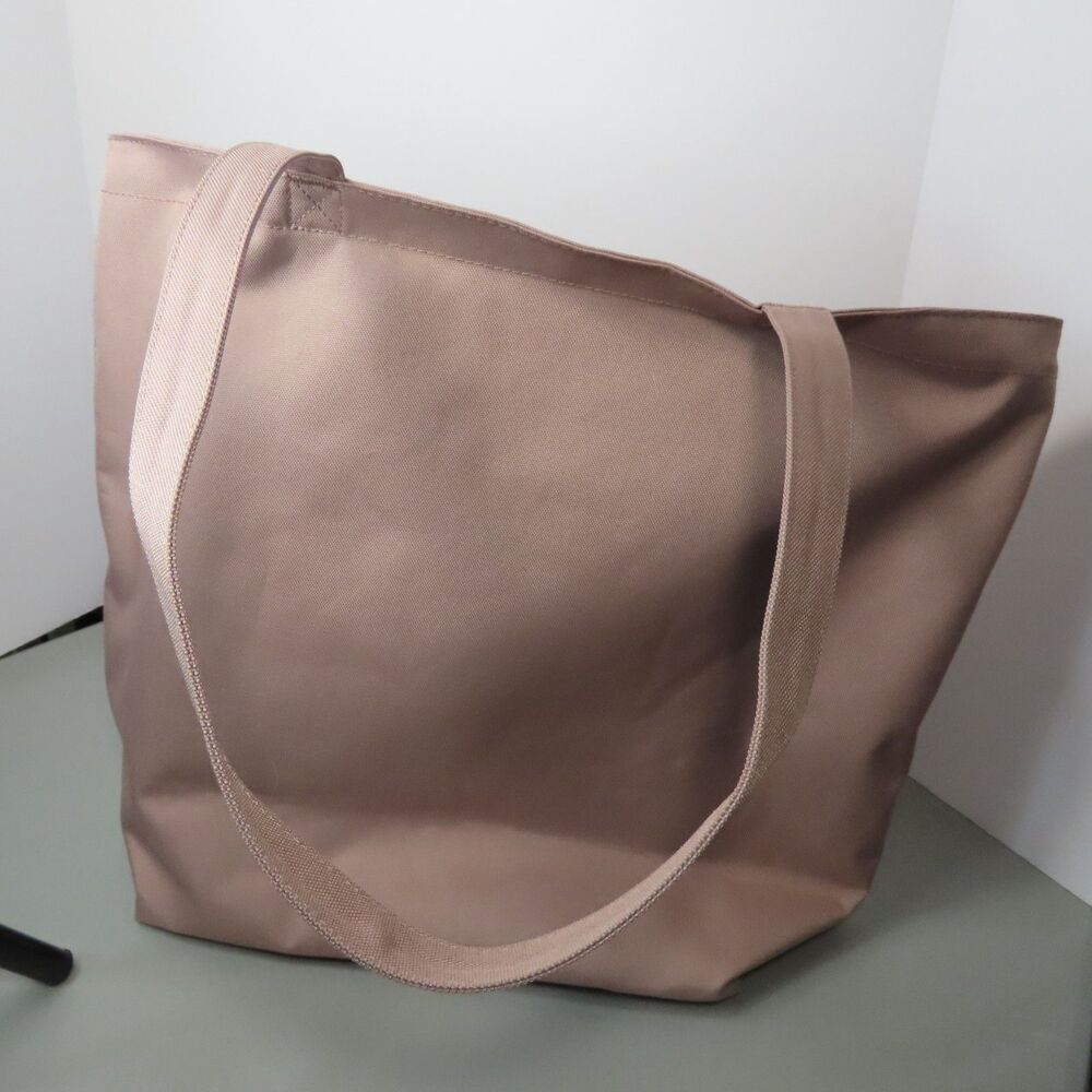 Herschel Classic Tote Shoulder Bag Ash Rose Full Zipper Top Farmers Market Beach